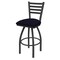 Holland Bar Stool Co 36" Swivel Bar Stool, Pewter Finish, Canter Twilight Seat 41036PW002 - alternate 1